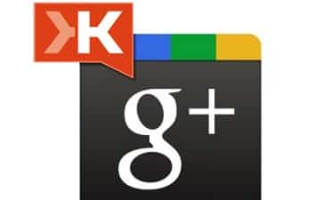 Google Plus and Klout