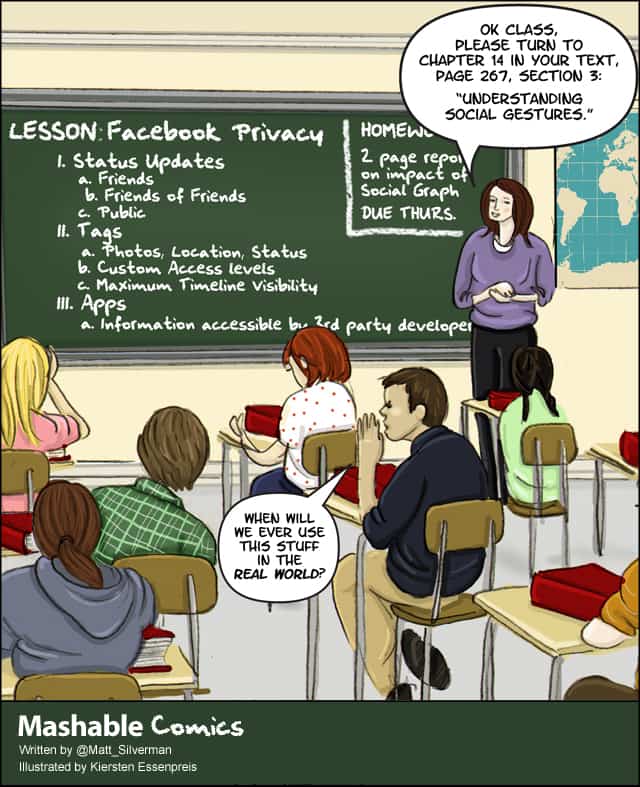 facebook 101 mashable comics