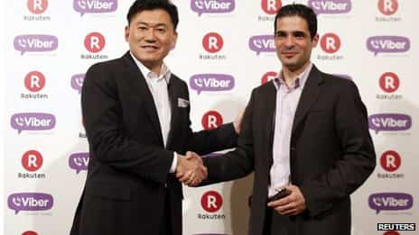 La empresa japonesa Rakuten compra Viber por 657 millones de euros.