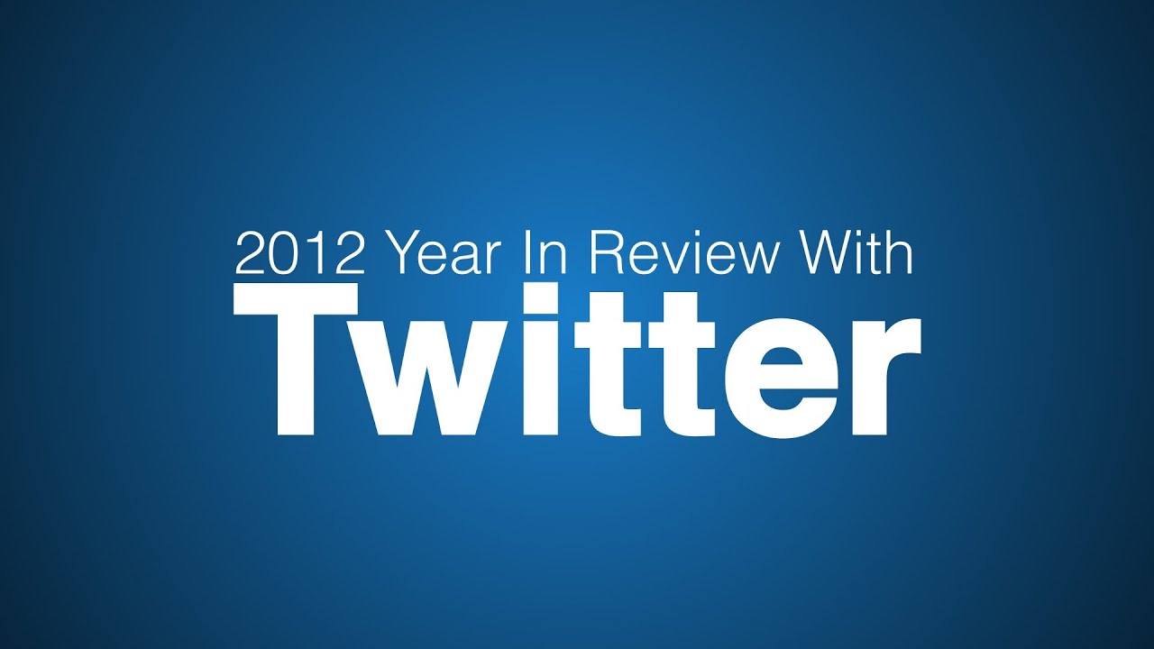 2012 Told Through Twitter - Year in Review