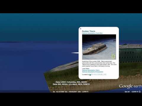 Tour the Titanic in Google Earth