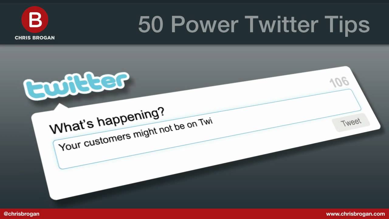 50 Twitter Power Tips