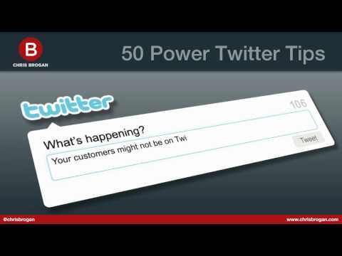 50 Twitter Power Tips