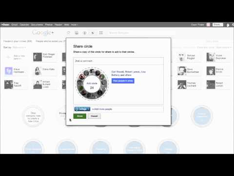Google+ Update: Share Your Favorite Circles with Others
