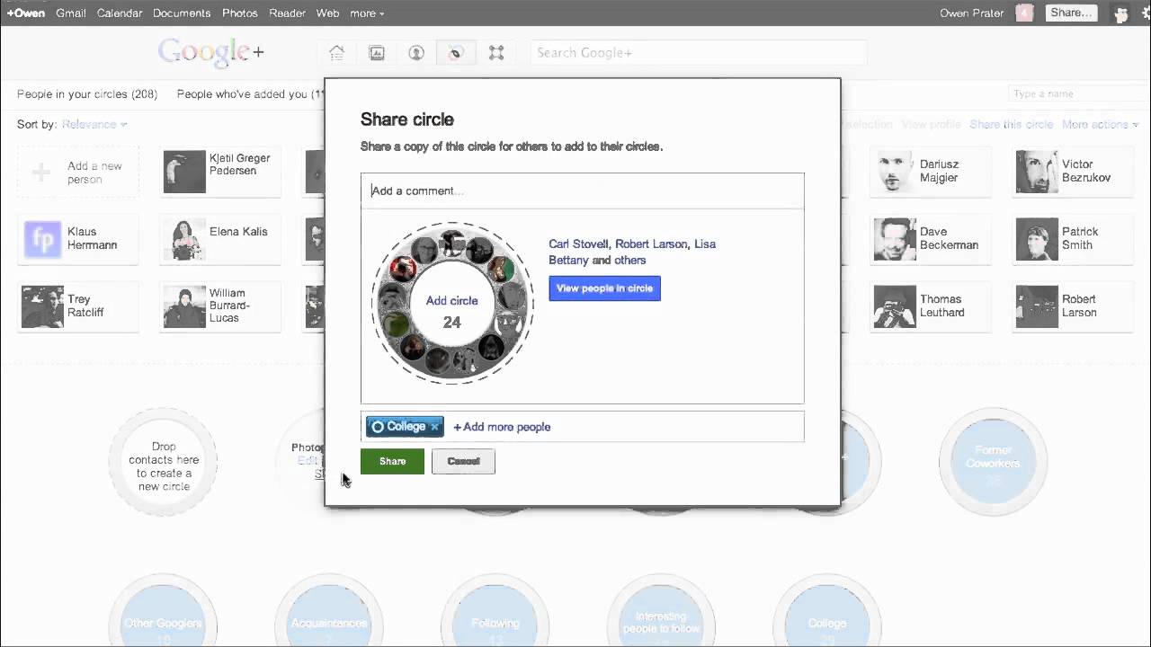 Google+ Update: Share Your Favorite Circles with Others