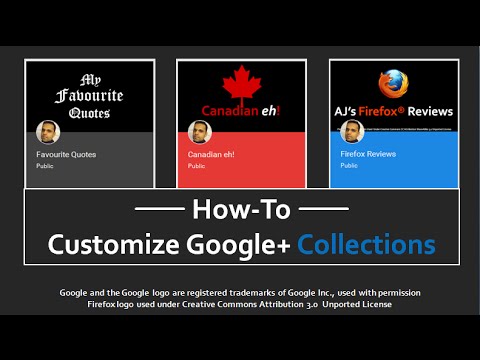 How to Customize Google+ Collections