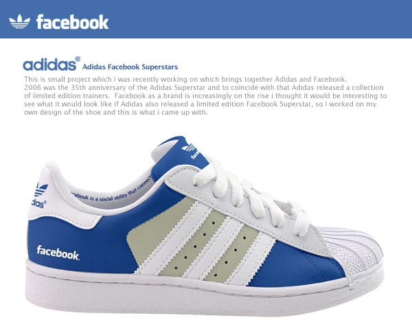 hacerte molestar Pensar en el futuro clima Adidas diseña zapatillas Twitter y zapatillas Facebook - Redes Sociales