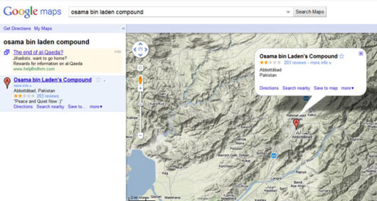 bin laden compound map