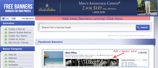 free banners