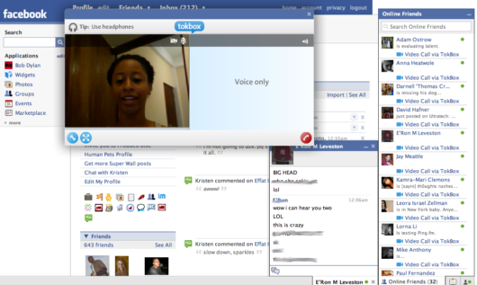videochat facebook