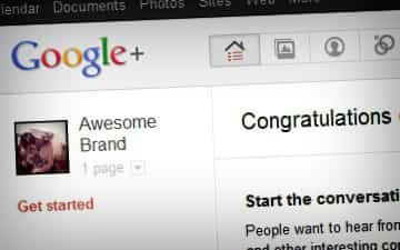 google plus brand page 360