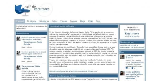 Cafe escritores