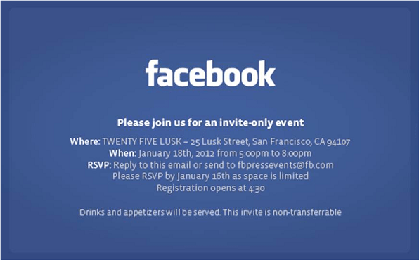 Evento Facebook