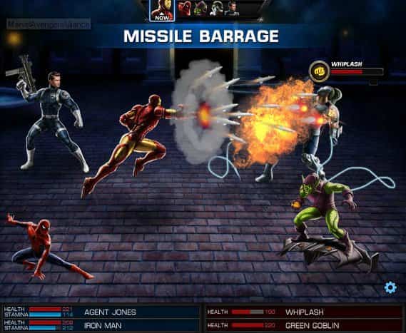 Marvel juegos Facebook