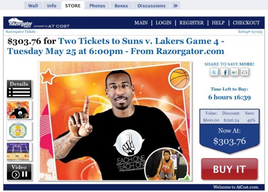 Facebook Amar e Stoudemire