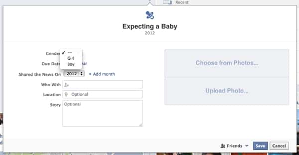 Esperando Bebé Facebook