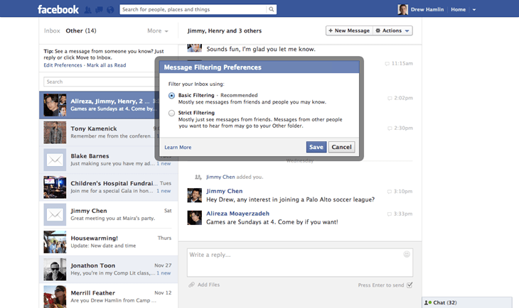 notificaciones Facebook