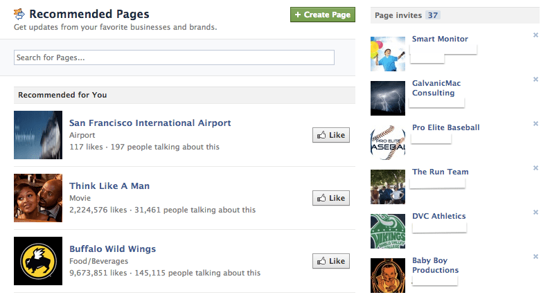 recomendaciones Facebook