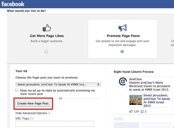 Facebook ads