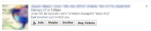 Buy Tickets Facebook