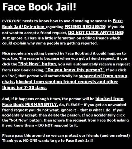 FaceBookJail