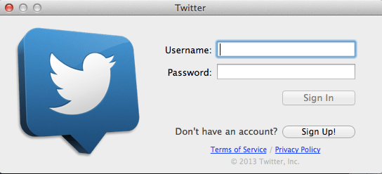 Twitter for Mac