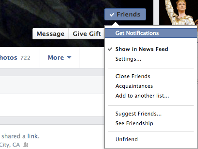 amigos newsfeed