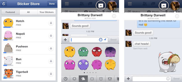 stickers Facebook