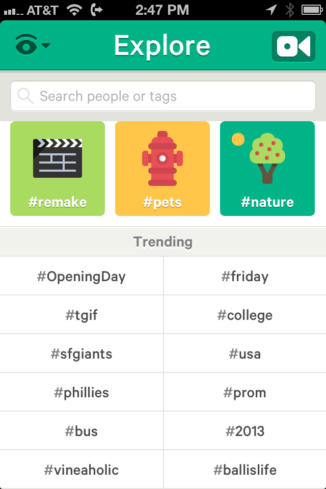 vine hashtags