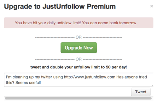 JustUnfollow