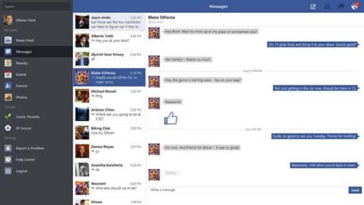 FacebookWindows81Messages