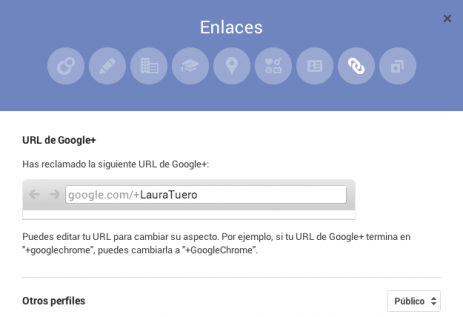 mayusculas y tildes en URL de Google Plus