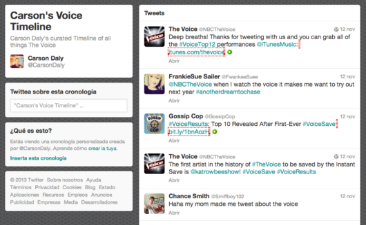 Timelines multiples