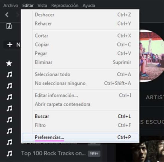 configurar spotify