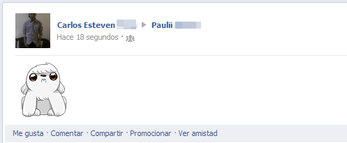 Stickers en Facebook, ahora también en los comentarios 1 Fuente: Blogspot