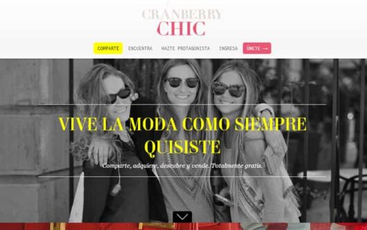 nueva red social cranberry chic