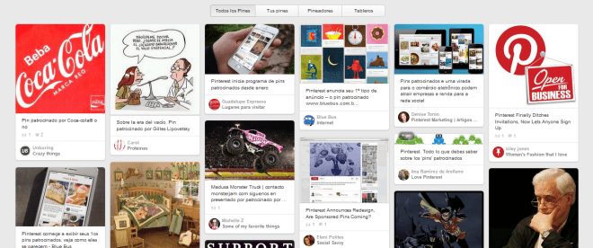 pinterest pin patrocinado