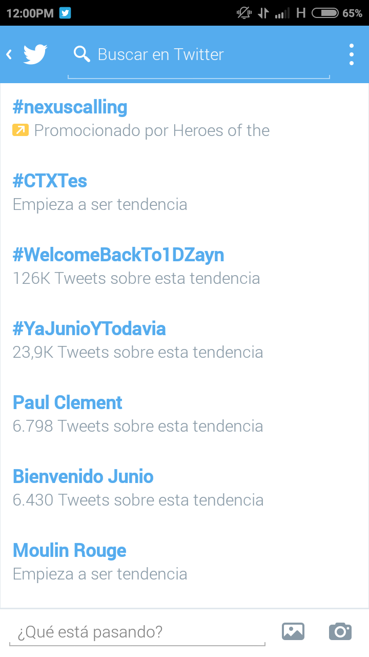 buscador twitter móvil
