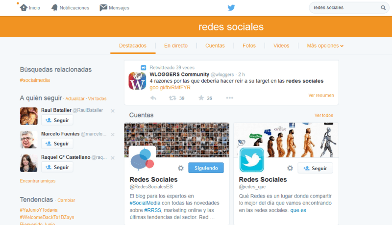 buscador twitter