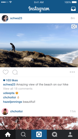 instagram formato horizontal