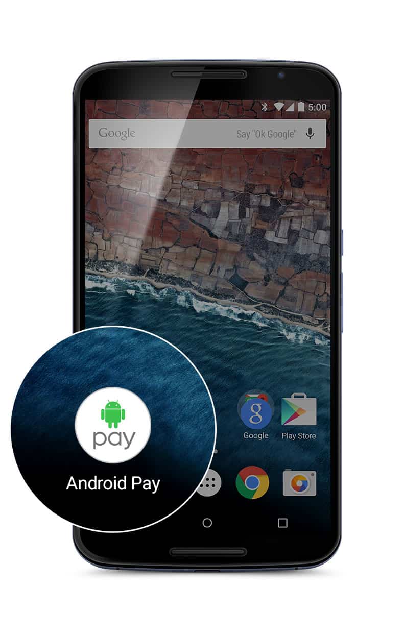App de Android Pay en Nexus