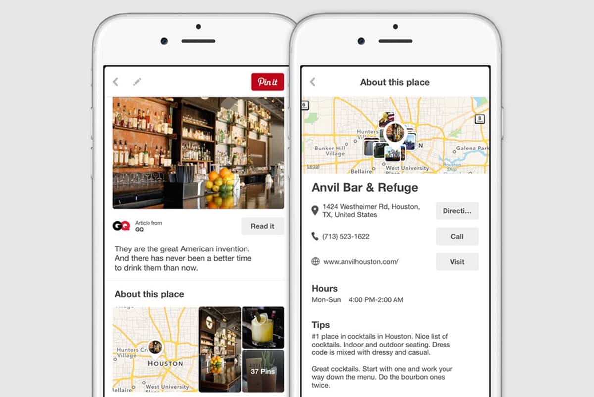 Novedades de Pinterest, sus búsquedas ahora son locales 3 novedades de pinterest