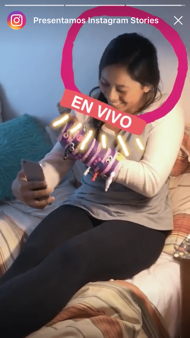 Instagram Stories en vivo