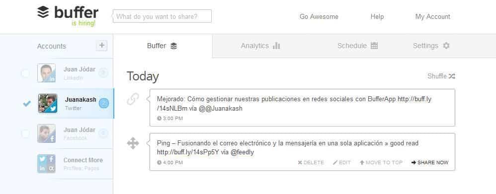 buffer redes sociales