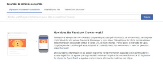 depurador facebook