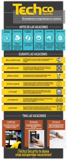 infografia recomendaciones seguridad vacaciones