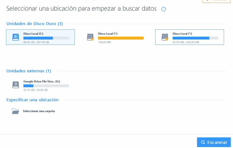 elegir ubicacion busqueda