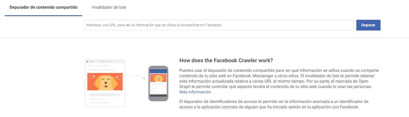 depurador facebook