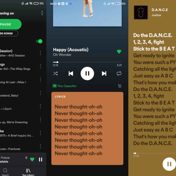 Spotify permite mostrar las letras de las canciones en tiempo real