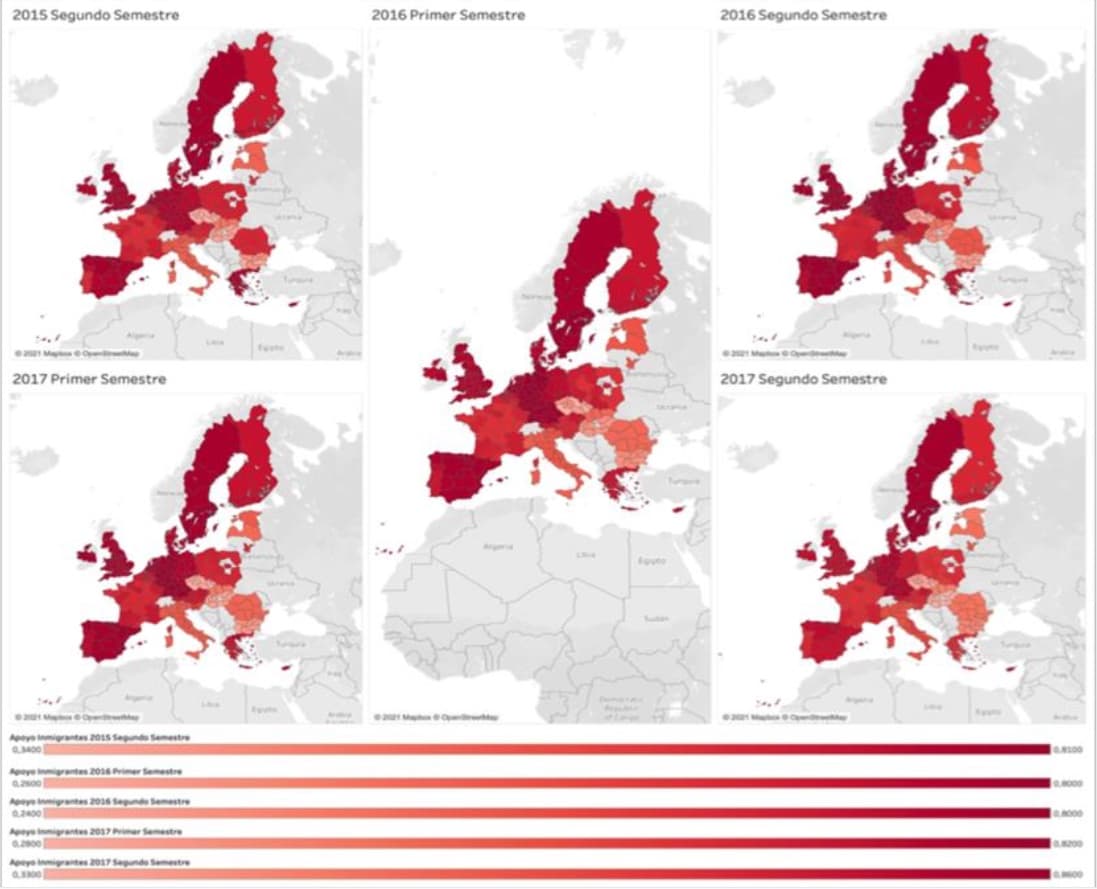 promedio apoyo inmigracion europa 2015 2017